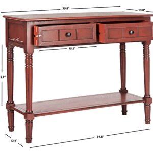 Safavieh American Homes Collection Samantha Red 2-Drawer Console Table