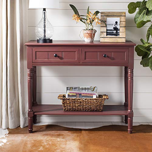 Safavieh American Homes Collection Samantha Red 2-Drawer Console Table