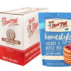 Bob's Red Mill Homestyle Pancake Mix, 24-ounce (Pack of 4)