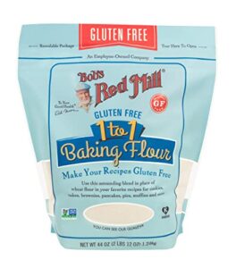 bobs red mill, 1 to 1 gluten free baking flour, 44 ounce