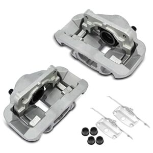 A-Premium Disc Brake Caliper Assembly with Bracket Compatible with BMW 5-Series 535i, 545i, 550i, 6-Series 645Ci, 650i, 7-Series 745i 750i 760i, 745Li 750Li 760Li, Front Side 2-PC Set