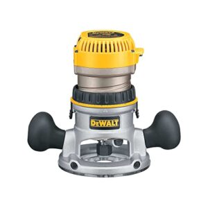 dewalt router, fixed base, variable speed, 2-1/4 hp (dw618) , yellow