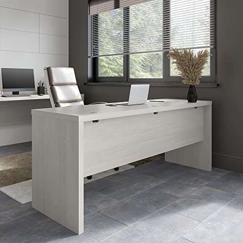 Bush Business Furniture Echo Computer Desk, Gray Sand