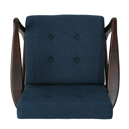 Christopher Knight Home Brayden Fabric Club Chair, Navy Blue