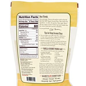Bob's Red Mill Organic Coconut Flour, 16-ounce (Pack of 4)