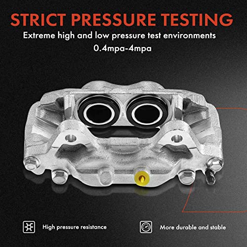 A-Premium Disc Brake Calipers Assembly Without Bracket Compatible with Lexus LS400 1995 1996 1997 1998 1999 2000 V8 4.0L Front Driver and Passenger Side Replace# 4773050100, 4775050100 2-PC Set