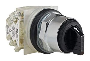 schneider electric non-illuminated selector switch, size: 30mm, position: 3, action: momentary / maintained / momentary – 9001ks53bh2