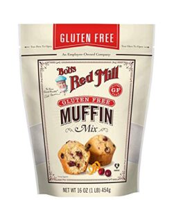 bob’s red mill gluten free muffin mix, 16 oz (pack of 4)