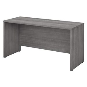 bush business furniture studio c home office desk, 60w x 24d, platinum gray