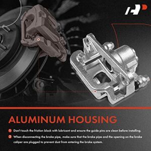 A-Premium Disc Brake Caliper Assembly with Bracket Compatible with Select Chrysler Models - PT Cruiser 2001-2010 - Front Driver and Passenger Side, 2-PC Set