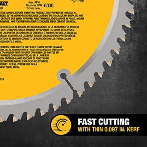 DEWALT 10-Inch Miter / Table Saw Blades, 60-Tooth Crosscutting & 32-Tooth General Purpose, Combo Pack (DW3106P5)