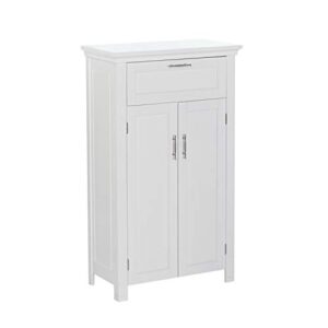 riverridge somerset two-door floor cabinet, white