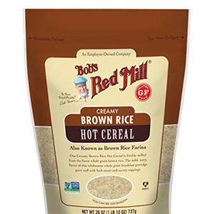 Bob's Red Mill Creamy Rice Farina Hot Cereal, Brown, 26 Ounce