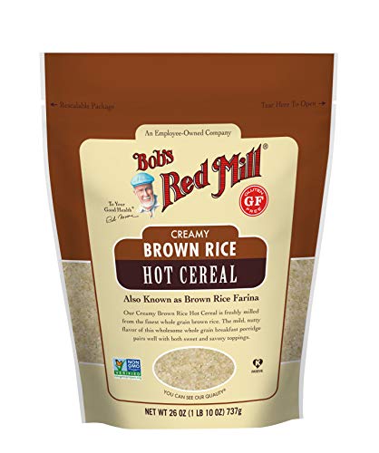 Bob's Red Mill Creamy Rice Farina Hot Cereal, Brown, 26 Ounce