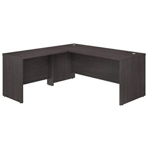bush business furniture studio c l shaped desk with 42w return, 72w x 30d, storm gray