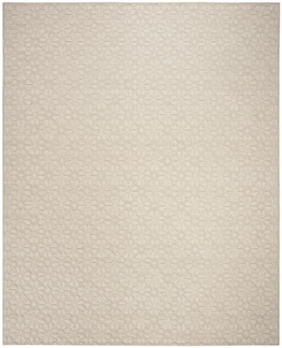 MARTHA STEWART Collection by SAFAVIEH 5' x 8' Ivory MSR3503A Handmade Contemporary Floral Wool Area Rug
