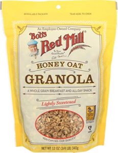 bobs red mill cereal granola honey oat, 12 oz
