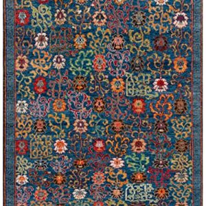 Safavieh Sultanabad Collection 8' x 10' Blue/Rust SUL1101M Hand-Knotted Traditional Oriental Wool Area Rug