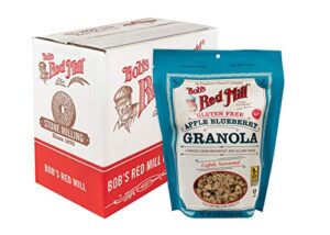 bob’s red mill gluten free apple blueberry granola, 12-ounce (pack of 4)