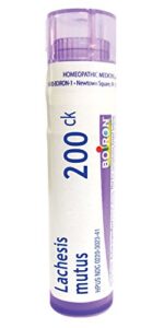 boiron lachesis mutus 200ck homeopathic medicine for hot flash – 80 pellets