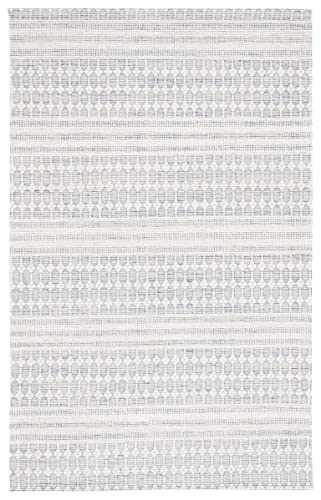 Safavieh Marbella Collection 8' x 10' Navy/Ivory MRB327N Handmade Contemporary Wool Area Rug