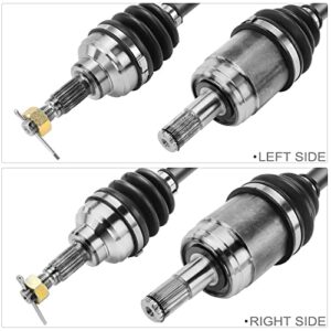 A-Premium Pair (2) Front CV Axle Shaft Assembly Compatible with Honda Foreman 450 1998 1999 2000 2001 2002 2003 2004, Driver and Passenger Side