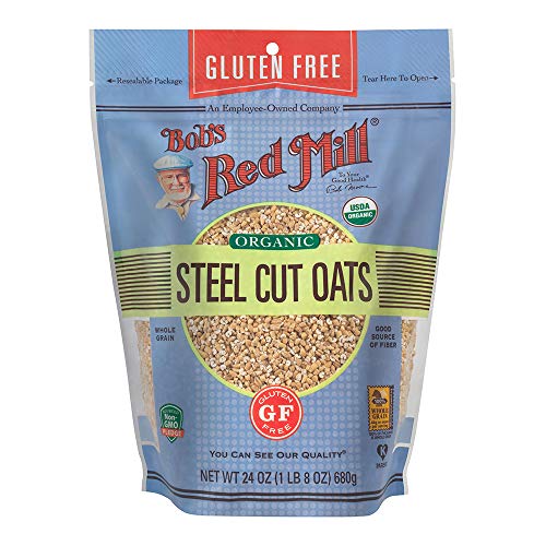 Bob's Red Mill Gluten Free Organic Steel Cut Oats, 24 Ounce