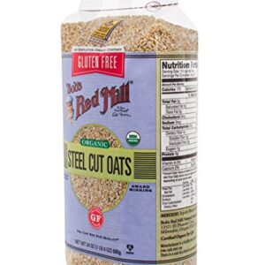 Bob's Red Mill Gluten Free Organic Steel Cut Oats, 24 Ounce