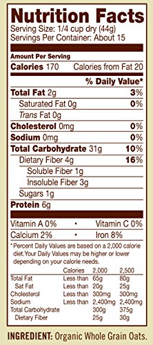 Bob's Red Mill Gluten Free Organic Steel Cut Oats, 24 Ounce