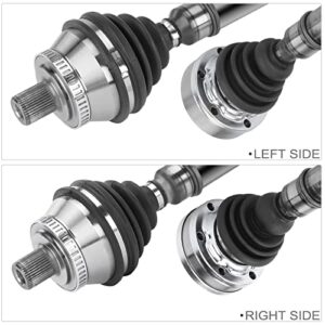 A-Premium CV Axle Shaft Assembly Compatible with Audi A4 2000 2001 2002, Manual Transmission, Front Left and Right