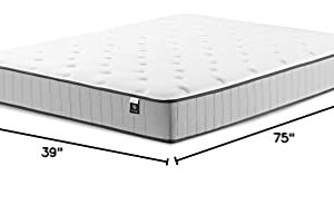 ZINUS 10 Inch Comfort Support Cooling Gel Hybrid Mattress / Tight Top Innerspring Mattress / Motion Isolating Pocket Springs / Mattress-in-a-Box, Twin