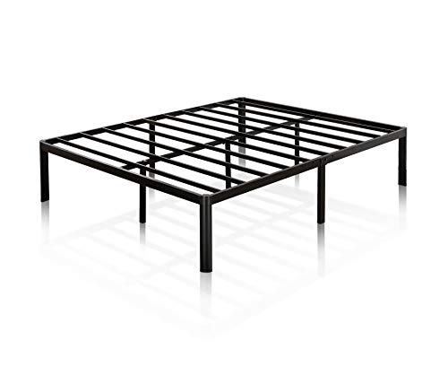 ZINUS Van 16 Inch Metal Platform Bed Frame / Steel Slat Support / No Box Spring Needed / Easy Assembly, King