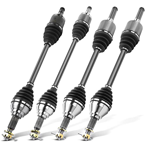 A-Premium Front and Rear CV Axle Shaft Assembly Compatible with John Deere Gator XUV 625i, Gator XUV 825E, Gator XUV 825i, Gator XUV 825M, Gator XUV 855D, Gator XUV 855E, Gator XUV 855M 4-PC Set