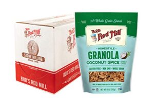 bob’s red mill homestyle coconut spice granola, 11-ounce (pack of 6)