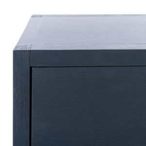 Safavieh Home Collection Odilia Navy and Gold 1-Drawer Nightstand
