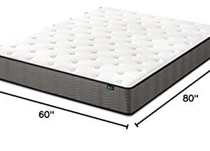 ZINUS 10 Inch Support Plus Pocket Spring Hybrid Mattress / Extra Firm Feel / Heavier Coils for Durable Support / Pocket Innersprings for Motion Isolation / Mattress-in-a-Box, Queen