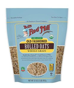 bob’s red mill organic old fashioned rolled oats 32 oz ( pack – 3 )