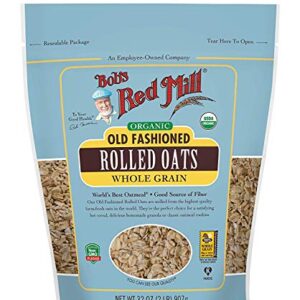 Bob's Red Mill Organic Old Fashioned Rolled Oats 32 OZ ( Pack - 3 )