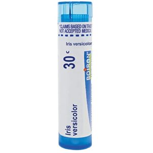 boiron iris versicolor 30c for heartburn & headaches – 80 pellets