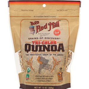 Bob's Red Mill Organic Tri-Color Quinoa Grain, 26-ounce (Pack of 4)