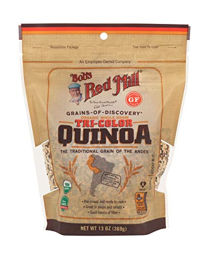 Bob's Red Mill Organic Tri-Color Quinoa Grain, 26-ounce (Pack of 4)