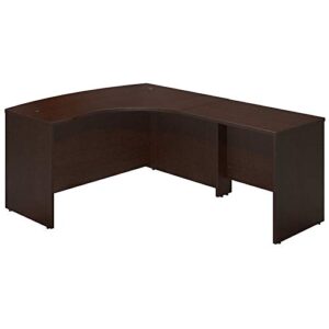 Bush Business Furniture Series C Elite 60W x 43D Right Bowfront Desk Shell in Mocha Cherry