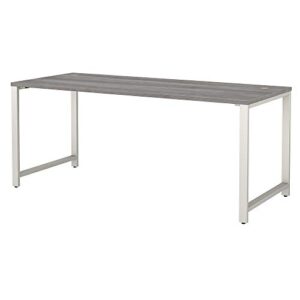 bush business furniture 400 series table desk, 72w x 30d, platinum gray
