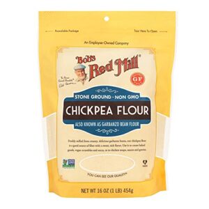 bobs red mill garbanzo bean flour, 16 ounce ( pack – 1 )