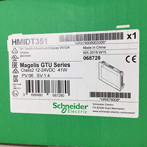 SCHNEIDER ELECTRIC HMIDT351 Touch Panel,TFT Color,24VDC
