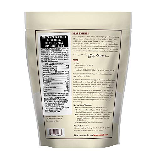 Bobs Red Mill Cake Flour, Vanilla, 19 oz