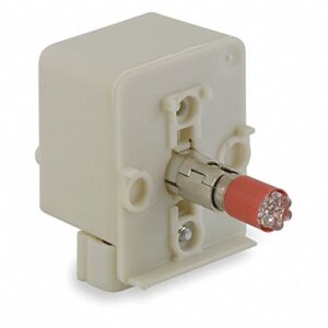 schneider electric red lamp module with bulb, lamp type: led, 120vac/dc lamp module voltage