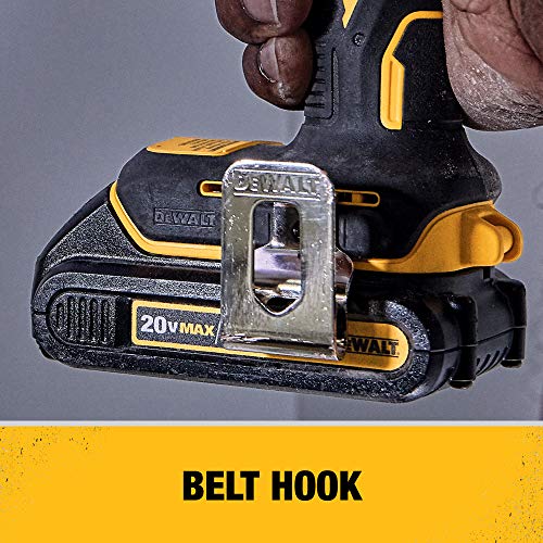 DEWALT ATOMIC 20V MAX* Combo Kit with Hammer Drill & Impact Driver, 2-Tool (DCK279C2)