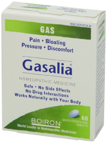 Boiron Gasalia, 3 Pack, (60 Tablets per Pack), Homeopathic Medicine for Gas Relief