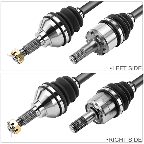 A-Premium Pair (2) Front CV Axle Shaft Assembly Compatible with Kawasaki Brute Force 650 2006-2009, Brute Force 650 2011-2013, Brute Force 750, Driver and Passenger Side